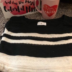 Sheer sweater in new condition